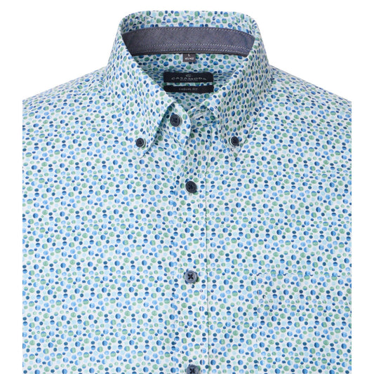 Casa Moda 126130260 300 Green Milieu Casual Shirt