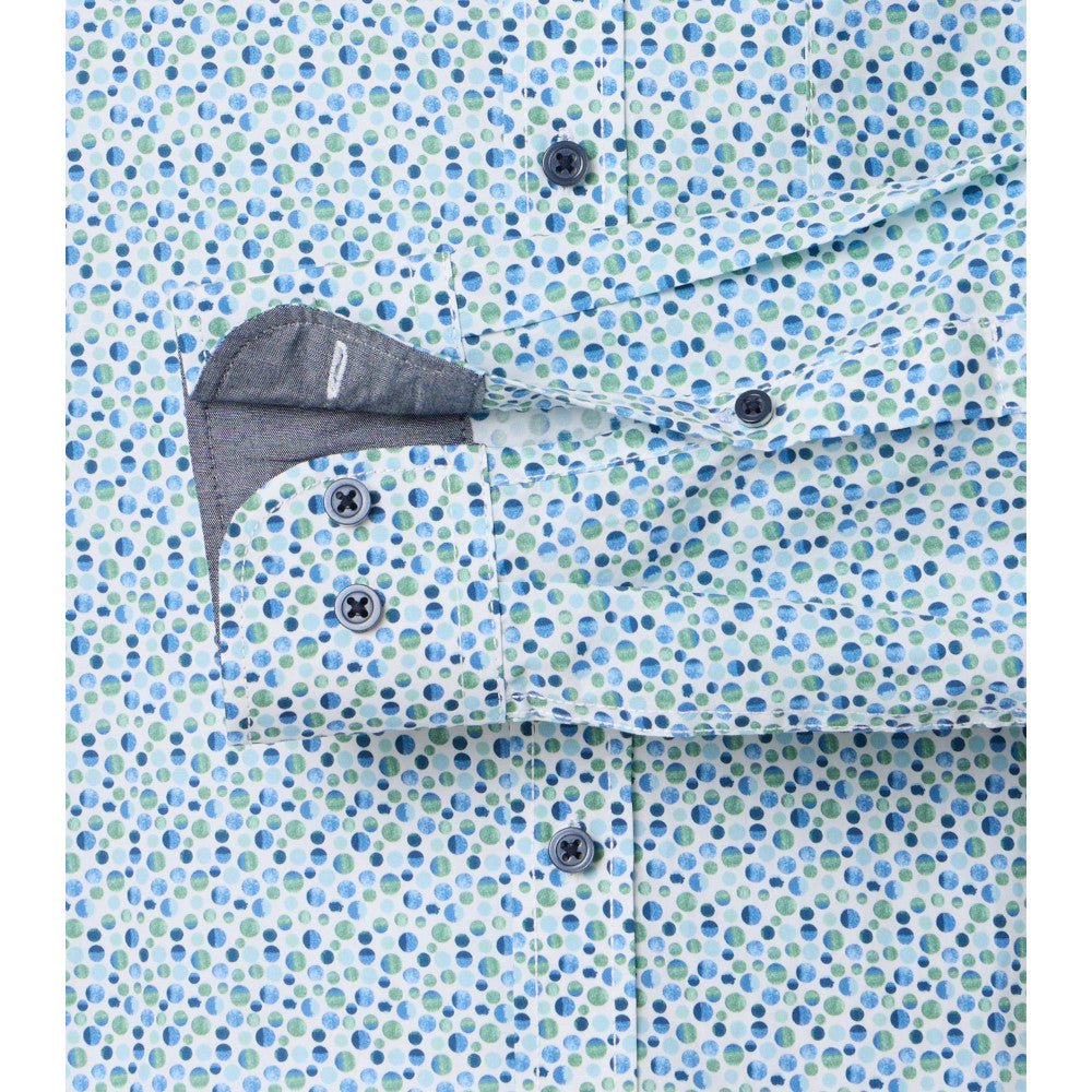 Casa Moda 126130260 300 Green Milieu Casual Shirt