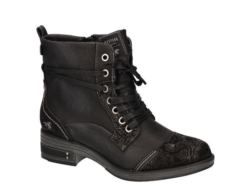 Mustang 1293-501 9 Black Boots