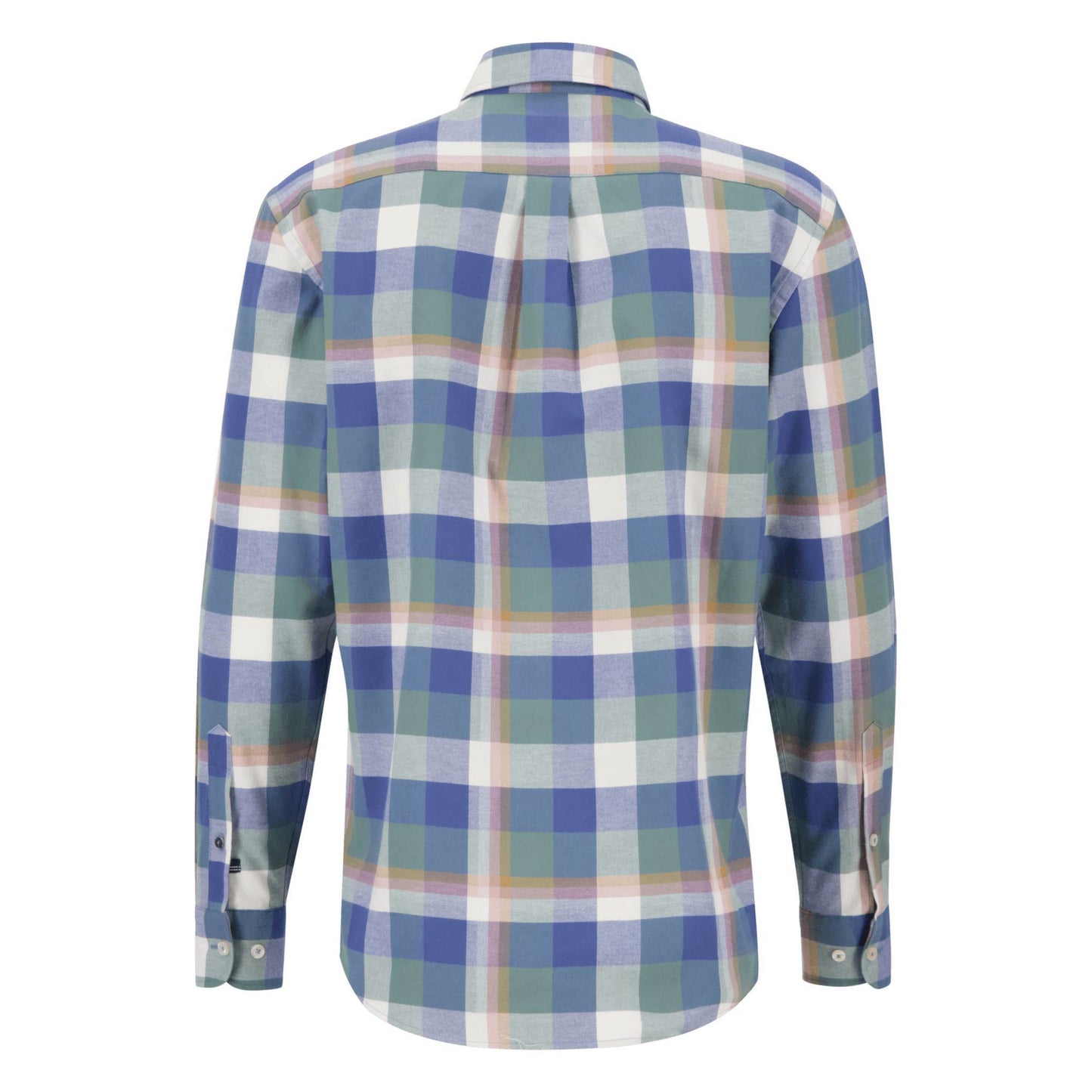 Fynch Hatton 13108030 403 Pale Berry Fond Check Print Long Sleeve Shirt