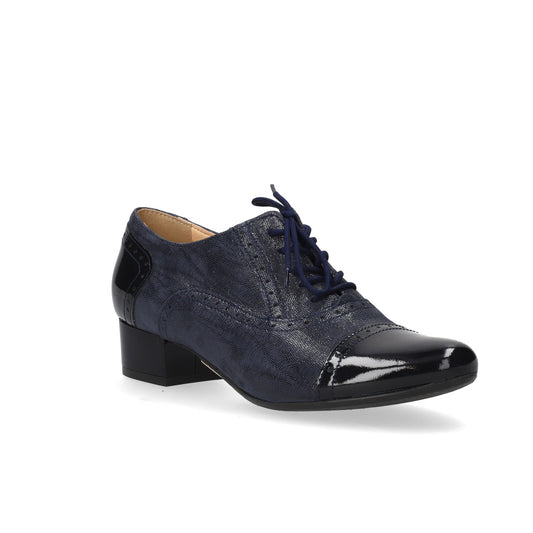 Bioeco By Arka 1370-1235+0355 Navy Leather Dress Shoes