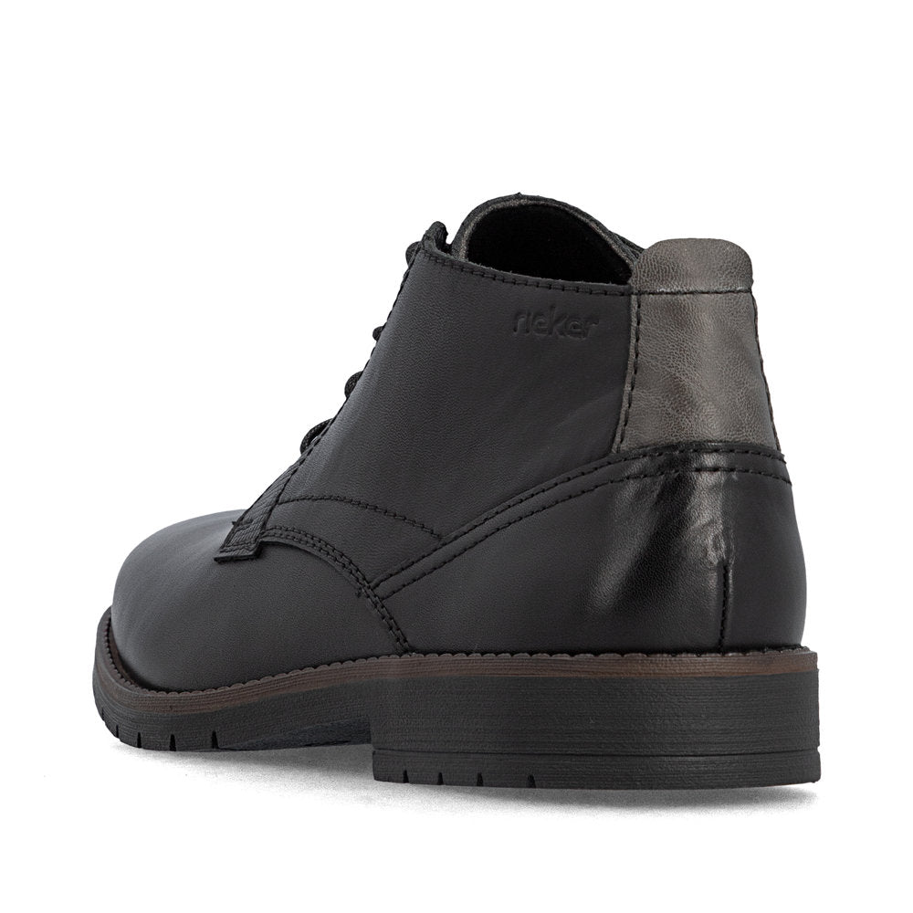 Rieker 13902-00 Black Short Boots