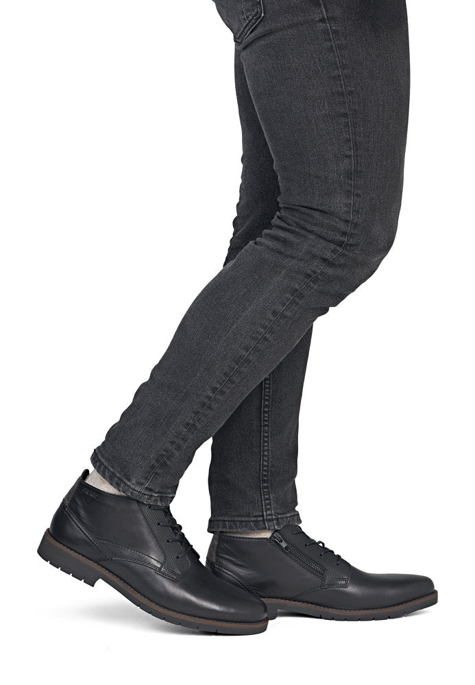 Rieker 13902-00 Black Short Boots