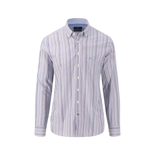 Fynch Hatton 1402 8050 604 Crystal Blue Long Sleeve Casual Shirt