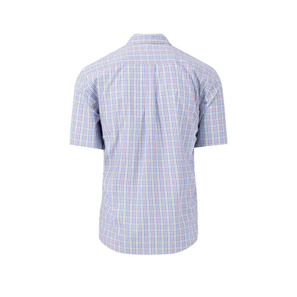 Fynch Hatton 1403 5031 404 Dusty Lavender Short Sleeve Casual Shirt
