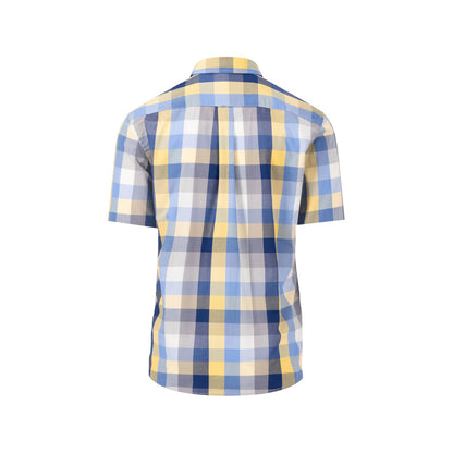 Fynch Hatton 1403 8001 106 Pineapple Short Sleeve Casual Shirt