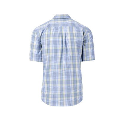 Fynch Hatton 1403 8061 913 Cool Grey Short Sleeve Casual Shirt