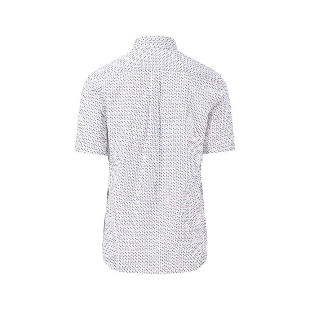 Fynch Hatton 1403 8141 404 Dusty Lavender Short Sleeve Casual Shirt