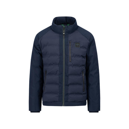 Fynch Hatton 1409 2646 688 Dark Navy Round Puffer