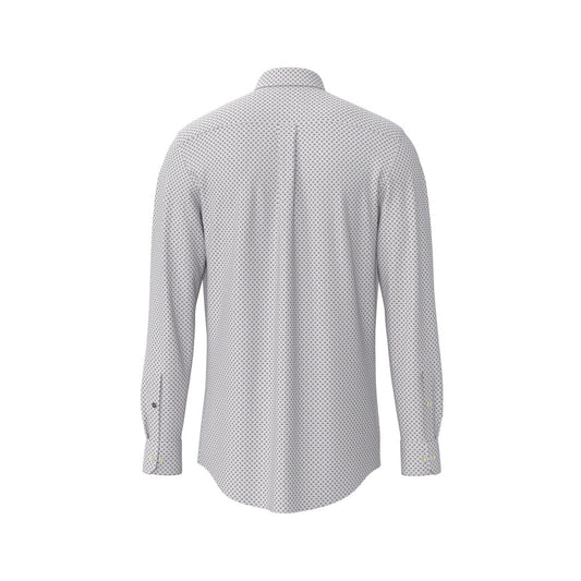 Fynch Hatton 1410 8050 804 Hazel Minimal Print Long Sleeve Casual Shirt