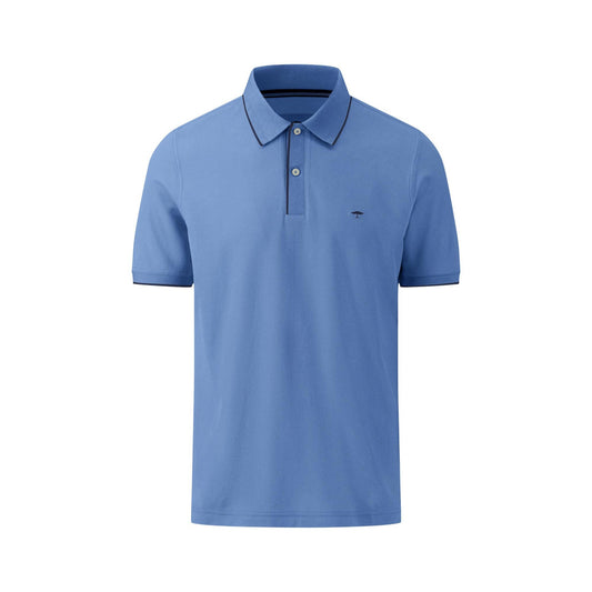 Fynch Hatton 1413 1702 604 Crystal Blue Modern Fit Polo Shirt