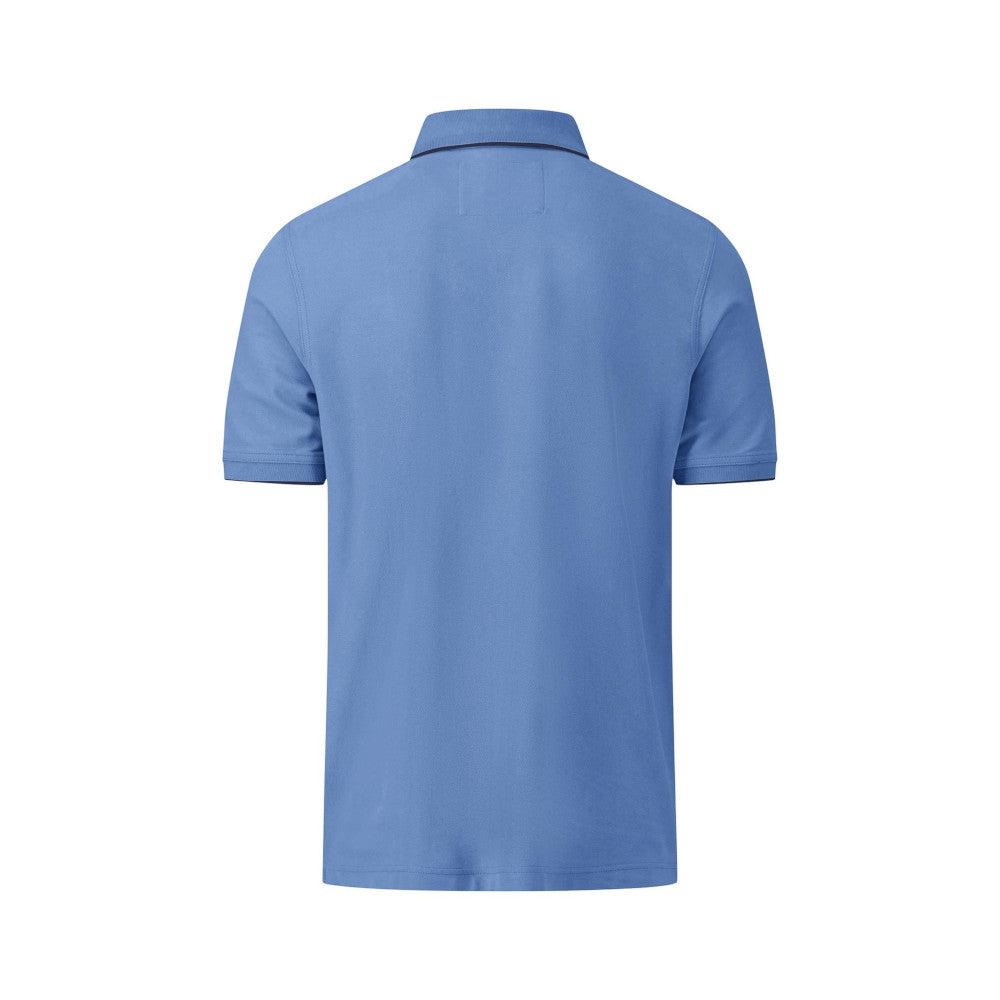 Fynch Hatton 1413 1702 604 Crystal Blue Modern Fit Polo Shirt