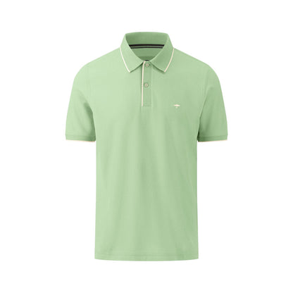 Fynch Hatton 1413 1702 715 Soft Green Modern Fit Polo Shirt