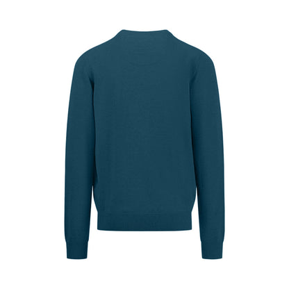 Fynch Hatton 1414 211 624 Dark Teal V Neck