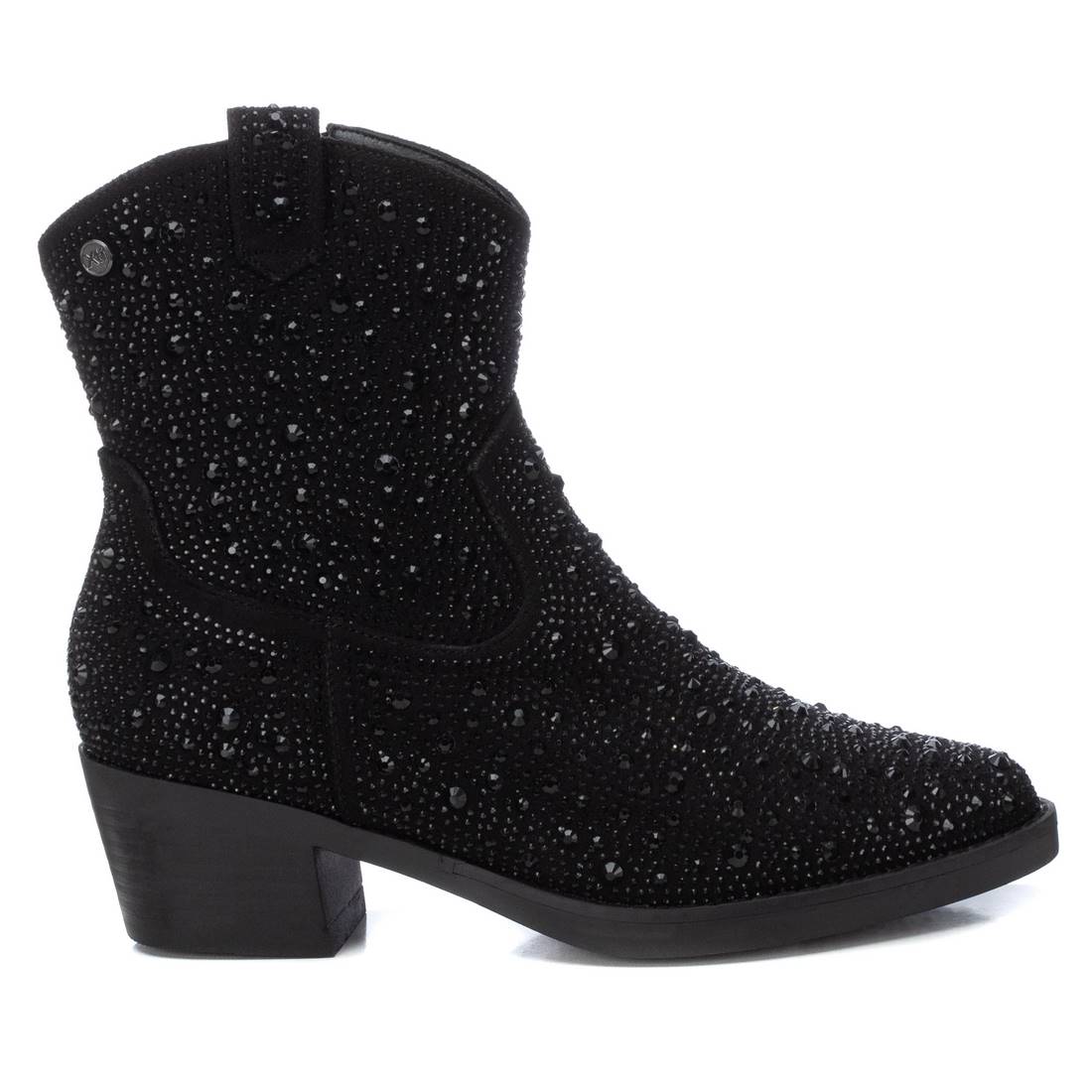 Xti 143116 Black Microfiber Ankle Boots