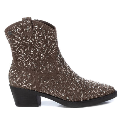 Xti 143116 Taupe Microfiber Ankle Boots