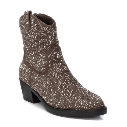 Xti 143116 Taupe Microfiber Ankle Boots