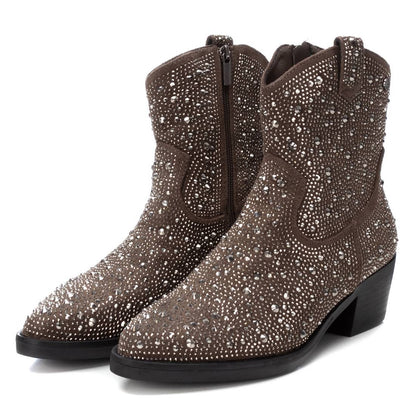 Xti 143116 Taupe Microfiber Ankle Boots