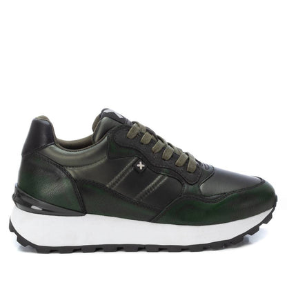 Xti 143407 Khaki Textile Trainers