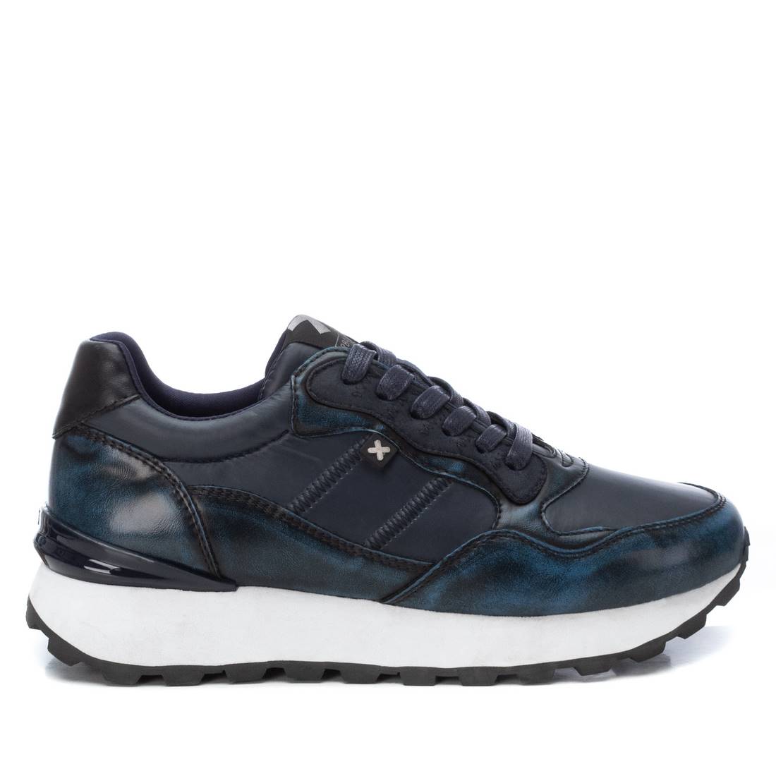 Xti 143407 Navy Textile Trainers