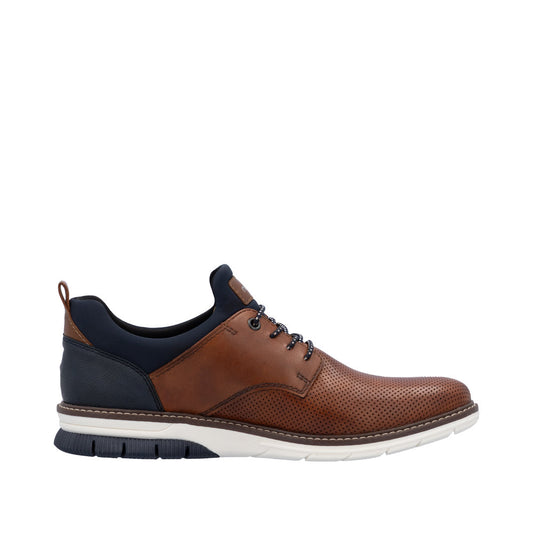 Rieker 14450-22 Tan/Navy Casual Shoes