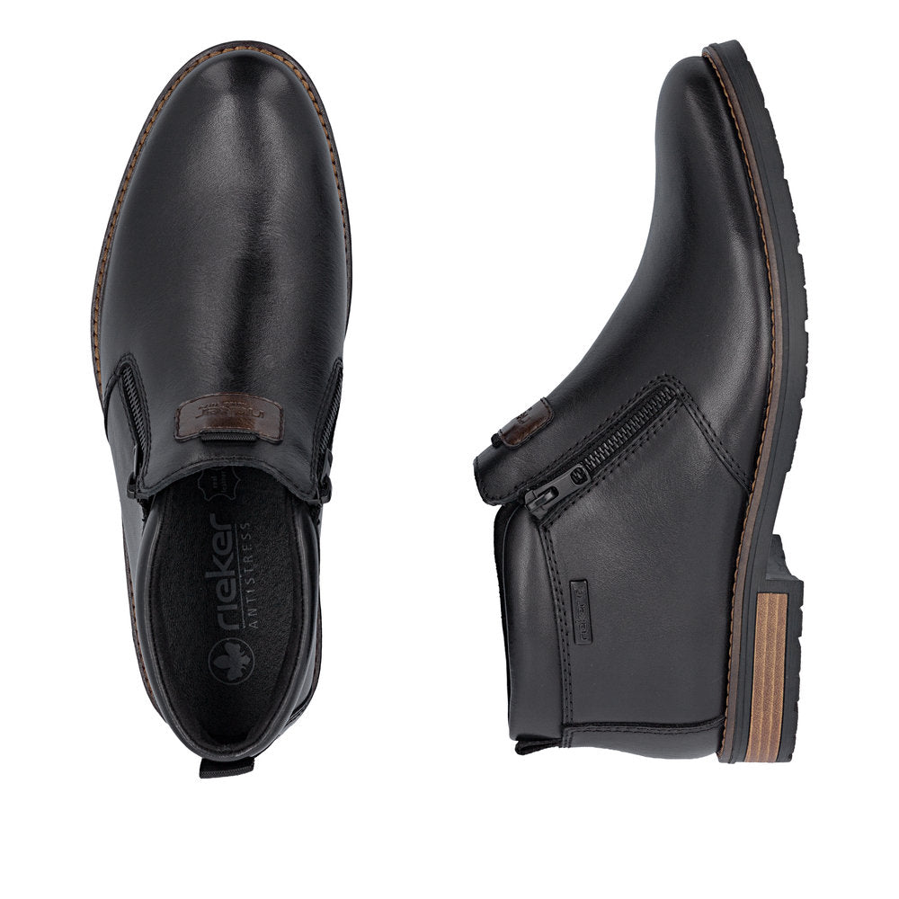 Rieker 14656-00 Black Short Boots
