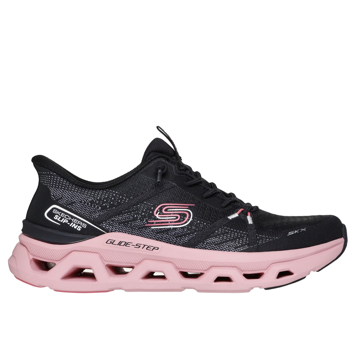 Skechers 150513 Glide-Step Altus-Fast Lane Black/Mauve Trainers