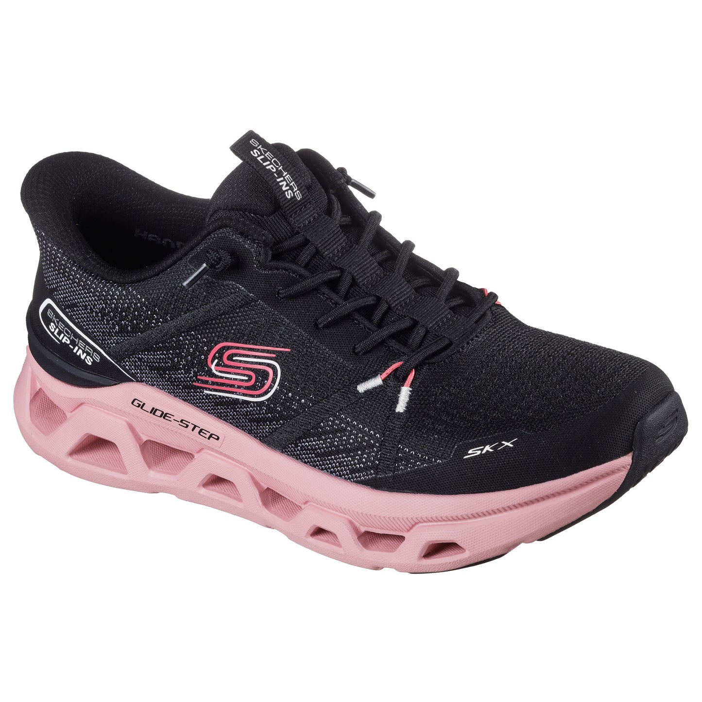 Skechers 150513 Glide-Step Altus-Fast Lane Black/Mauve Trainers