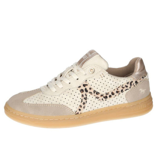 Mustang 1511-302-254 Ivory/Taupe Trainers