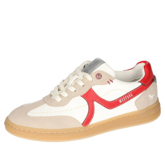 Mustang 1511-303-15 White/Red Trainers