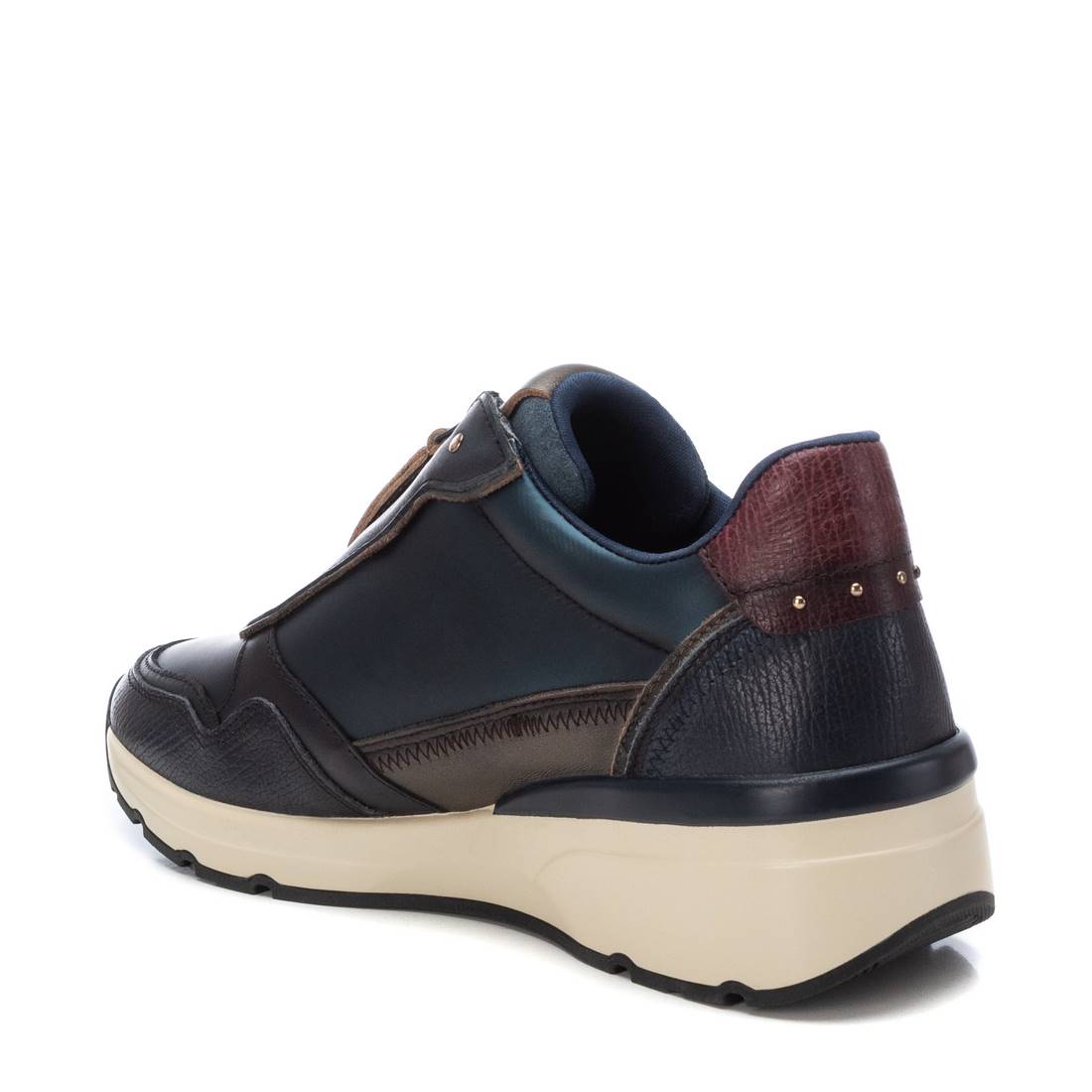 Carmela 161830 Navy Leather Trainers