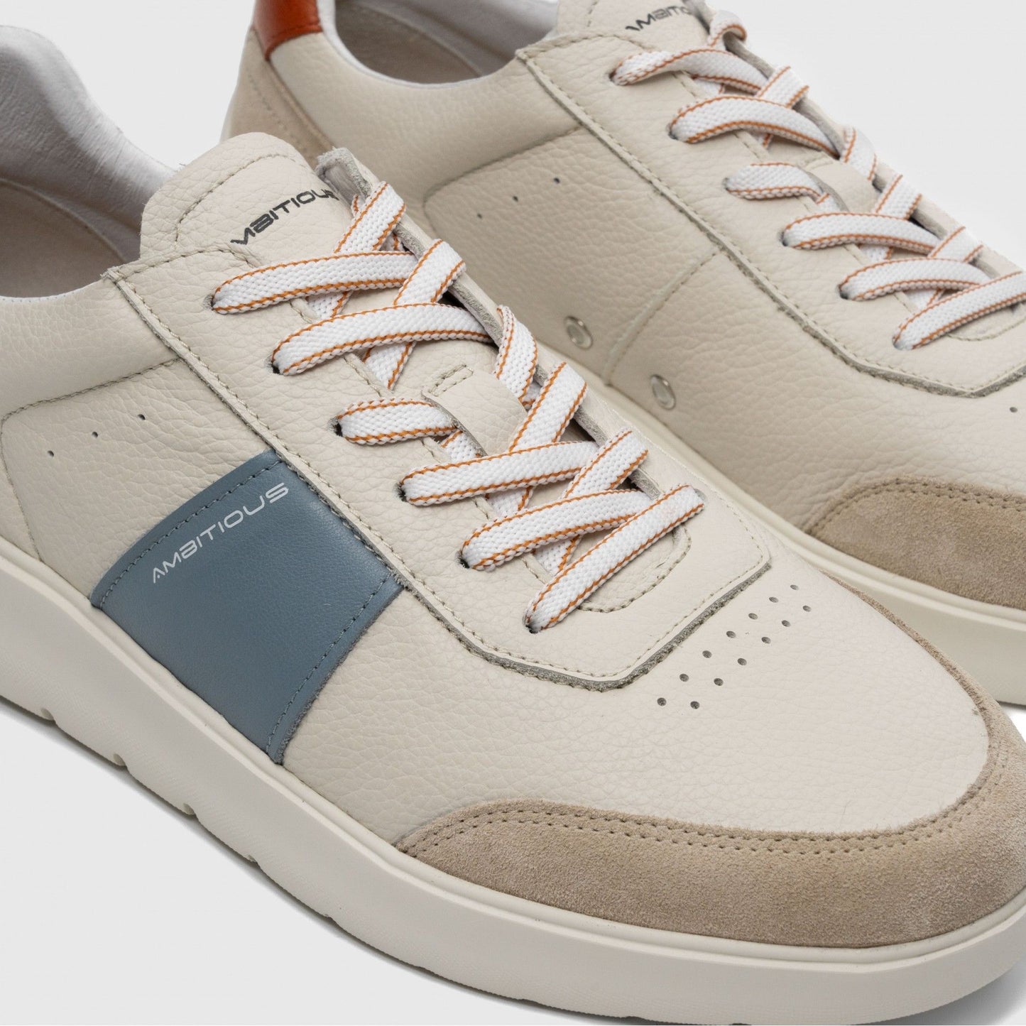 Ambitious 12863 6923 Beige / Blue / Brick Trainers