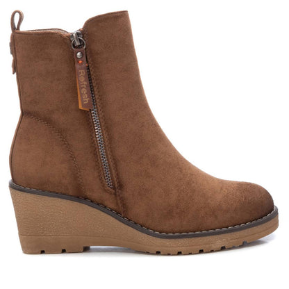 Refresh 171009 Camel Microfiber Ankle Boots