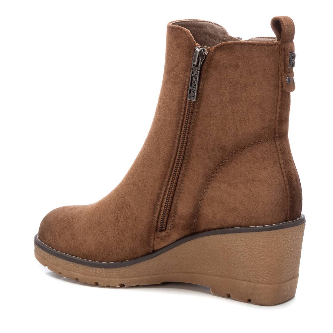 Refresh 171009 Camel Microfiber Ankle Boots