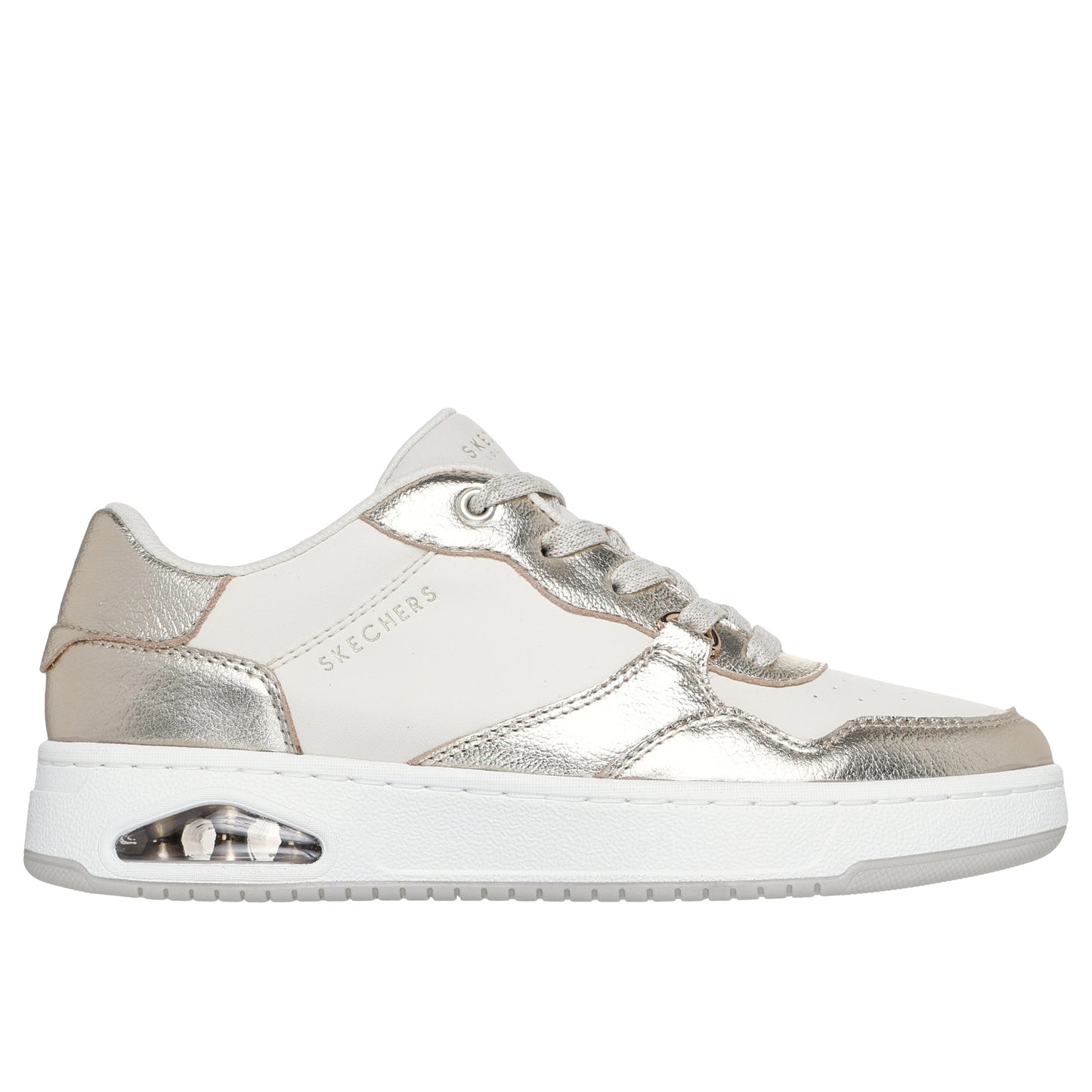 Skechers 177817 Luxe Steps Champagne Trainers