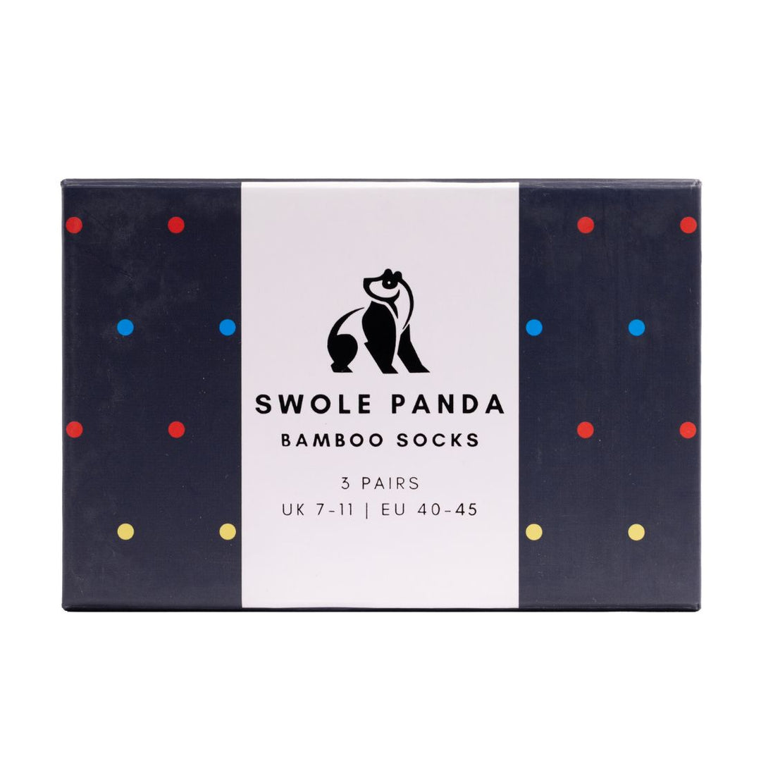 Swole Panda Multi Spot Gift Set - 3 Pairs