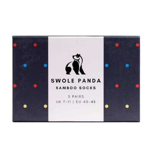 Swole Panda Multi Spot Gift Set - 3 Pairs