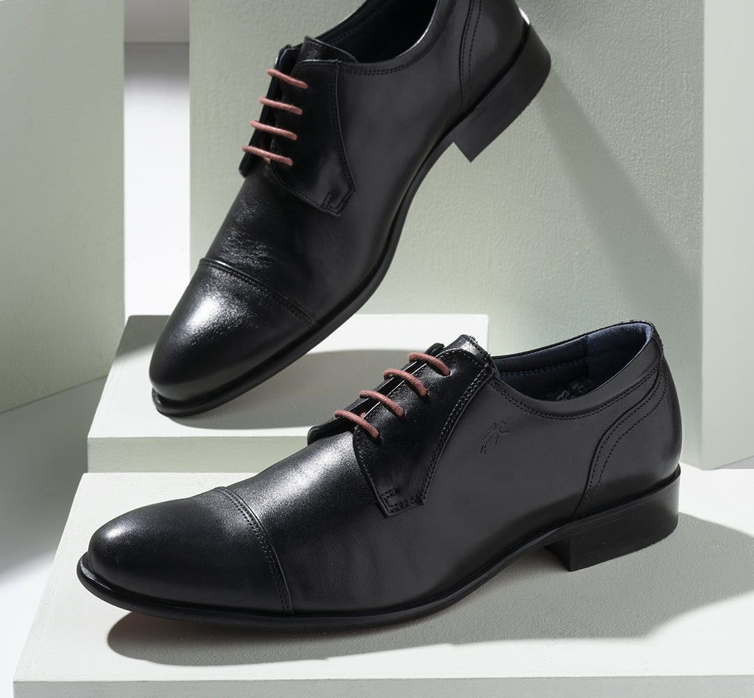 Fluchos 8412 Memory Black Stk Black Casual Shoes