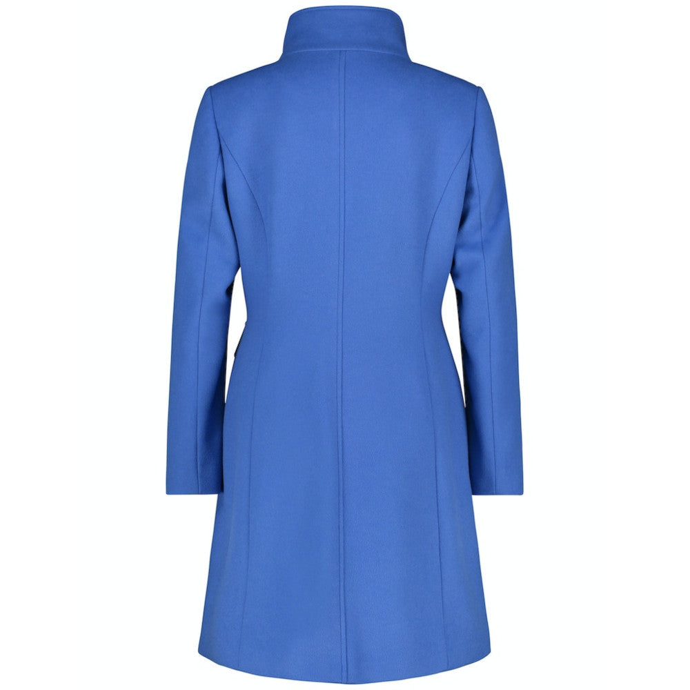 Gerry Weber 250235 31131 80880 Aurora Blue Wool Coat