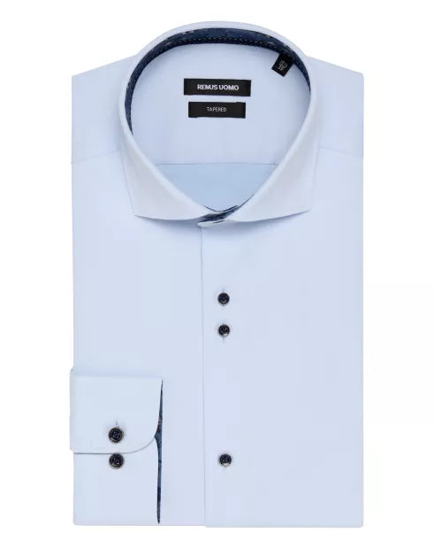 Remus Uomo 13140 21 Blue Tapered/SF Frank - Cotton Shirt