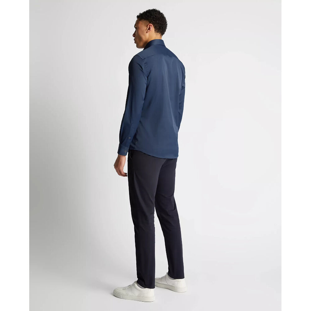 Remus Uomo 13140 78 Navy Tapered Dress Shirt