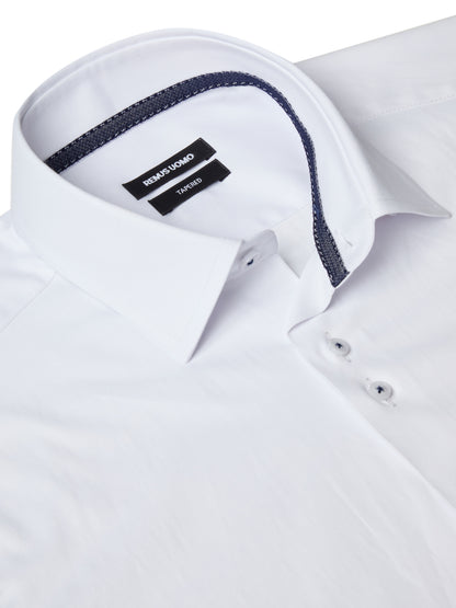 Remus Uomo 13141SS 01 White Tapered/SF Frank - Cotton Shirt