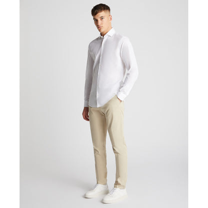 Remus Uomo 13170 01 White Tapered Fit Shirt