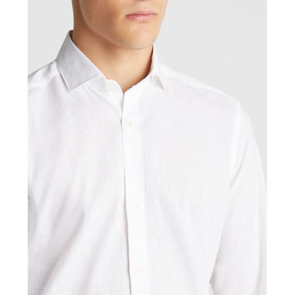 Remus Uomo 13170 01 White Tapered Fit Shirt