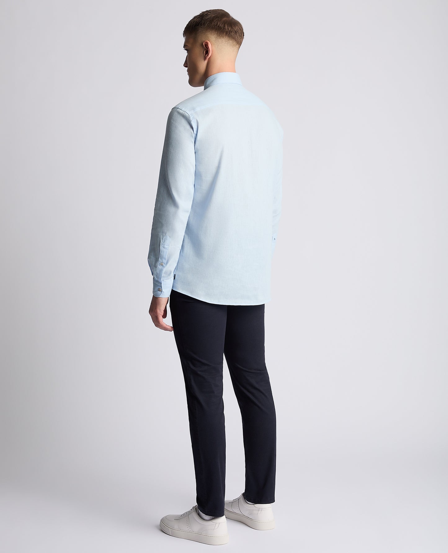 Remus Uomo 13170 22 Light Blue Tapered Fit Shirt