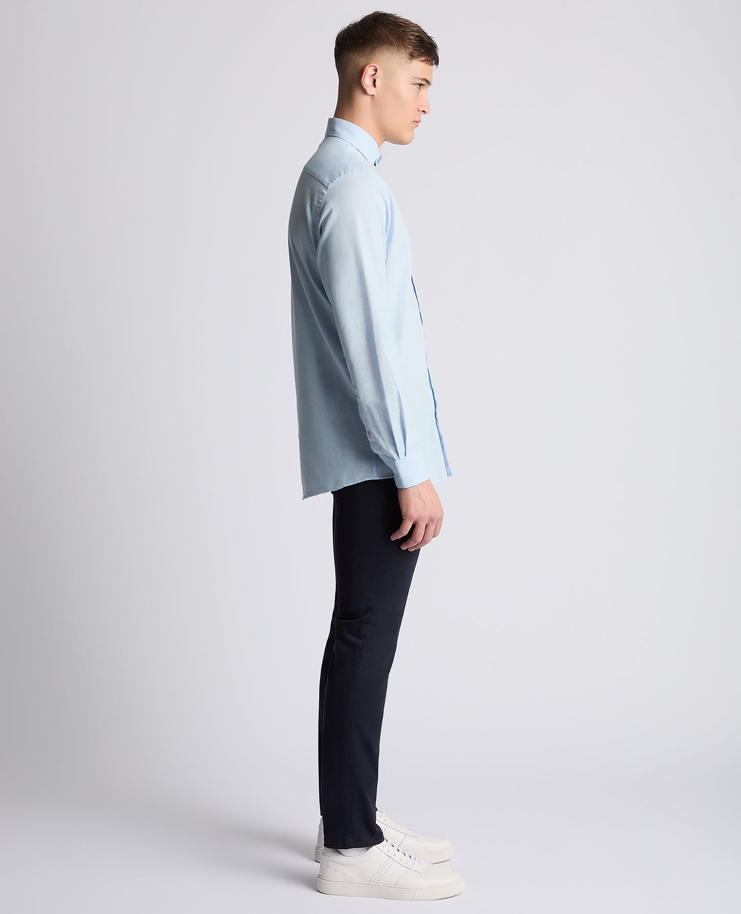 Remus Uomo 13170 22 Light Blue Tapered Fit Shirt