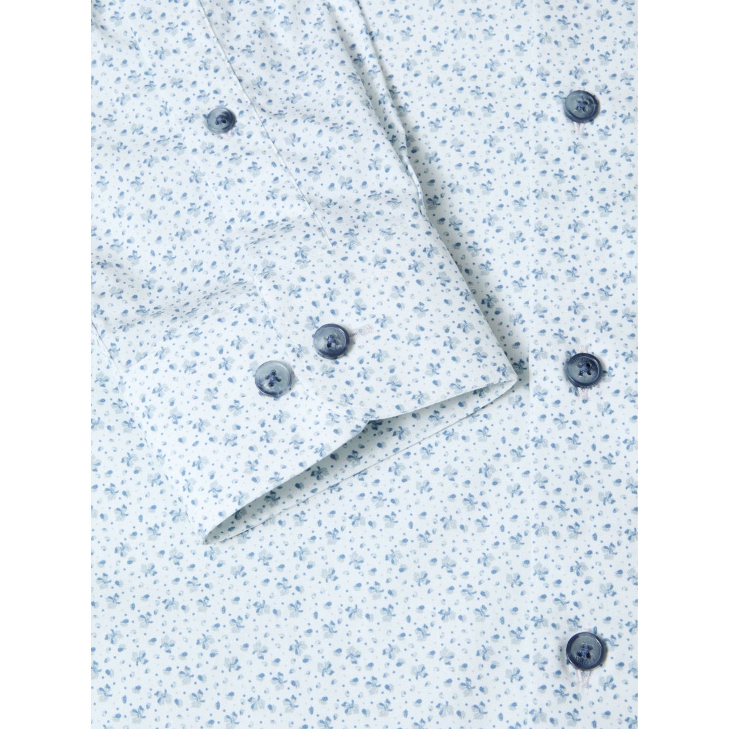 Remus Uomo 13190 12 Blue Tapered Dress Shirt