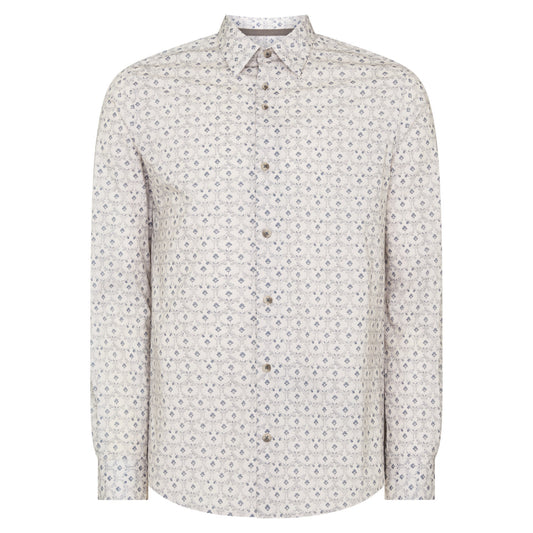 Remus Uomo 13314 91 Stone Regular Shirt