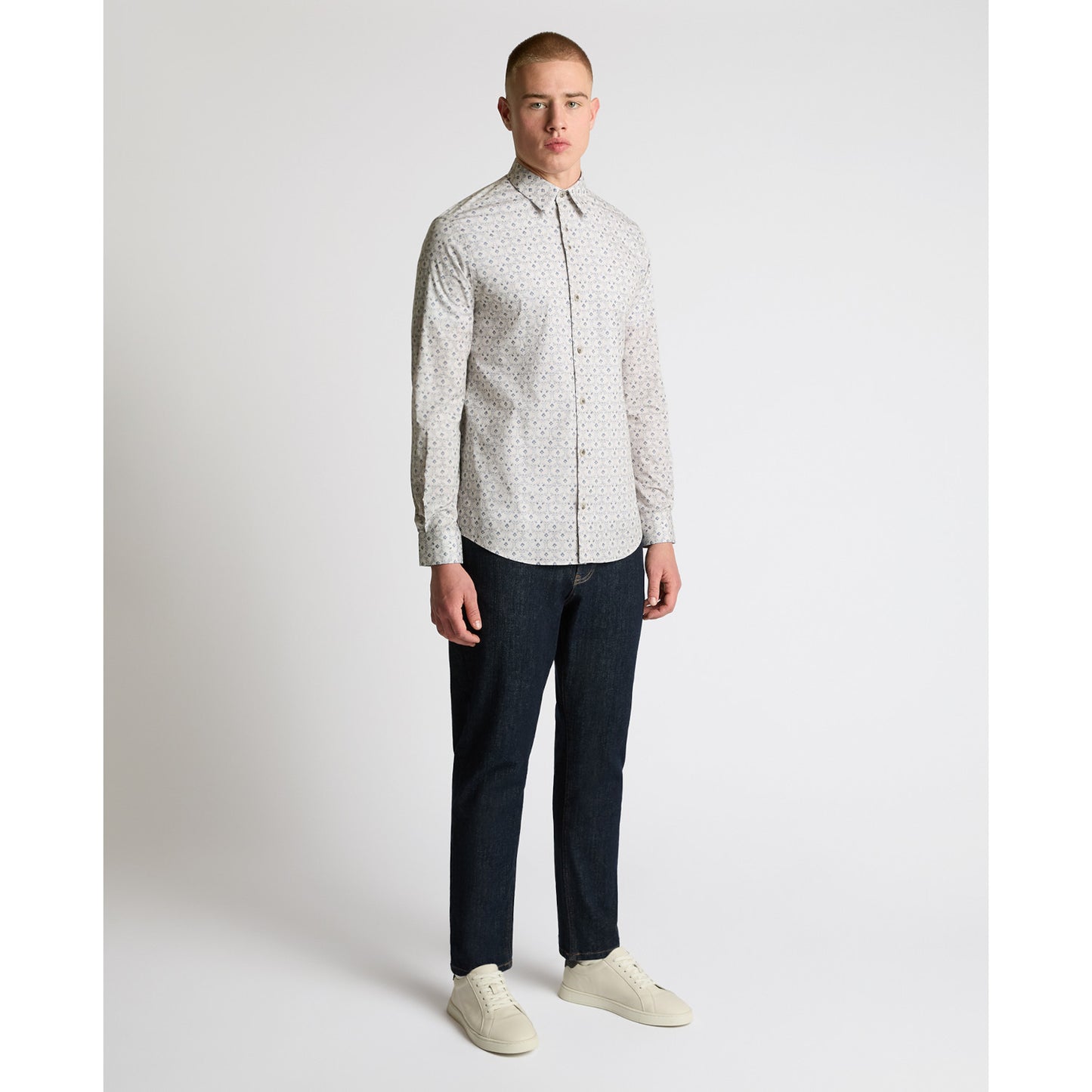 Remus Uomo 13314 91 Stone Regular Shirt
