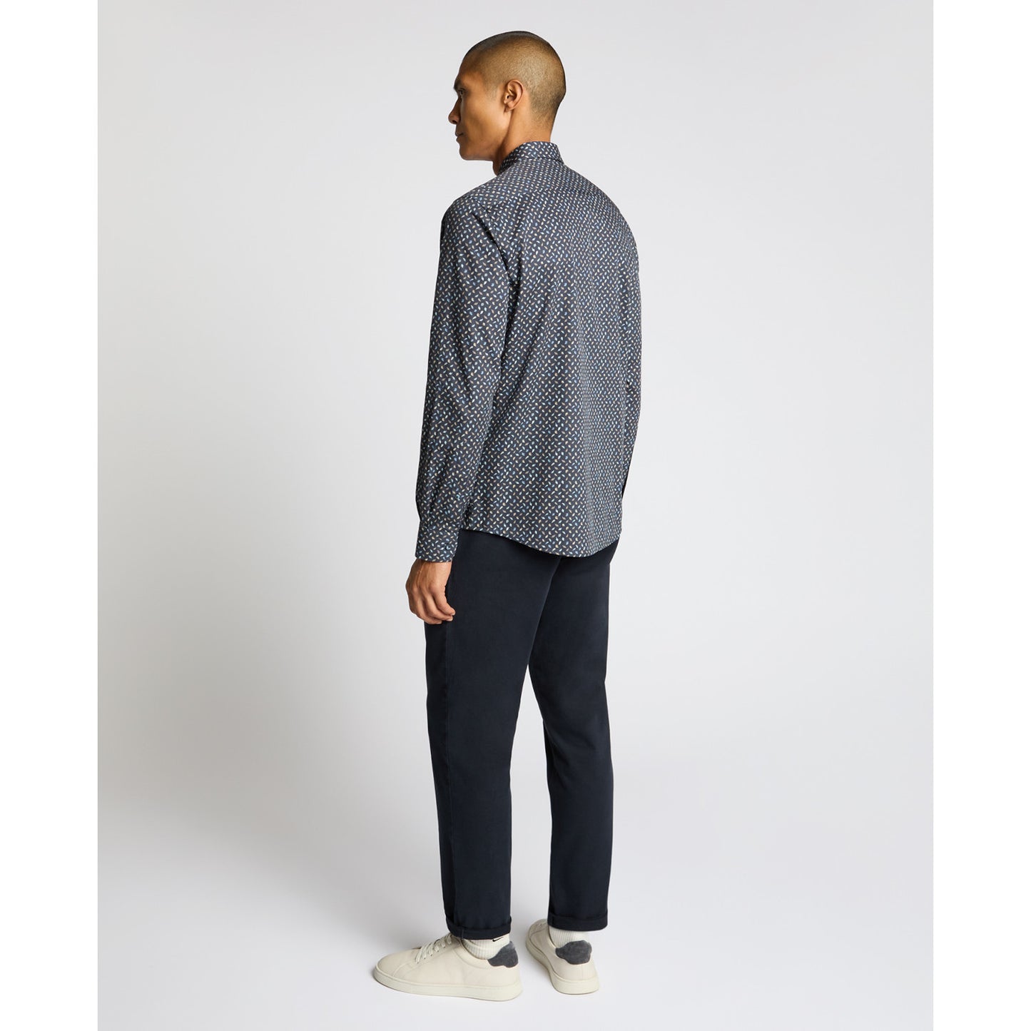 Remus Uomo 13315 78 Navy Regular Shirt